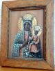 Ikone Mutter Gottes,  Griechisch,  Icon Heiligenbild Holz,  100x750mm,  Hinter Glas Ikonen Bild 2