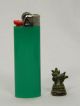 Opiumgewicht Bronze 19.  Jhd.  Löwe Opium Gewicht Südostasien Burma 2,  7 Cm / 20 G Asiatika: Südostasien Bild 8