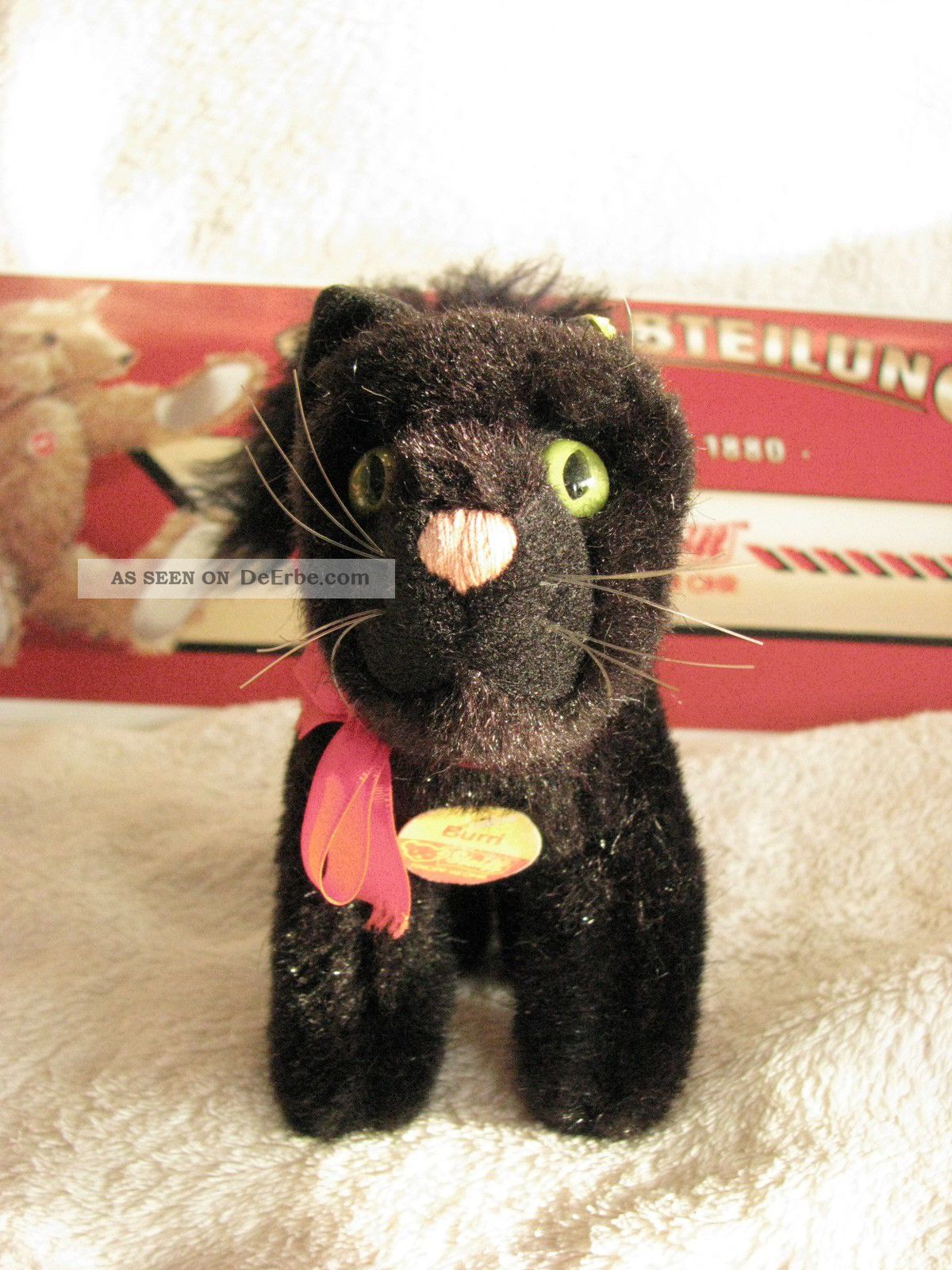Steiff Burri Kater - Burri Tom Cat Nr. 1496, 10 Mit Kfs