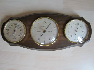 Gischard Wetterstation Barometer Thermometer Hygrometer - Um 1920 Bild