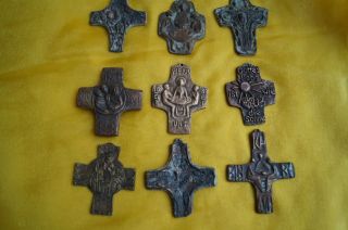 Sammlungsauflösung Religiöse Volkskunst Kreuz Wand - Kreuz Bronze Antik Bild