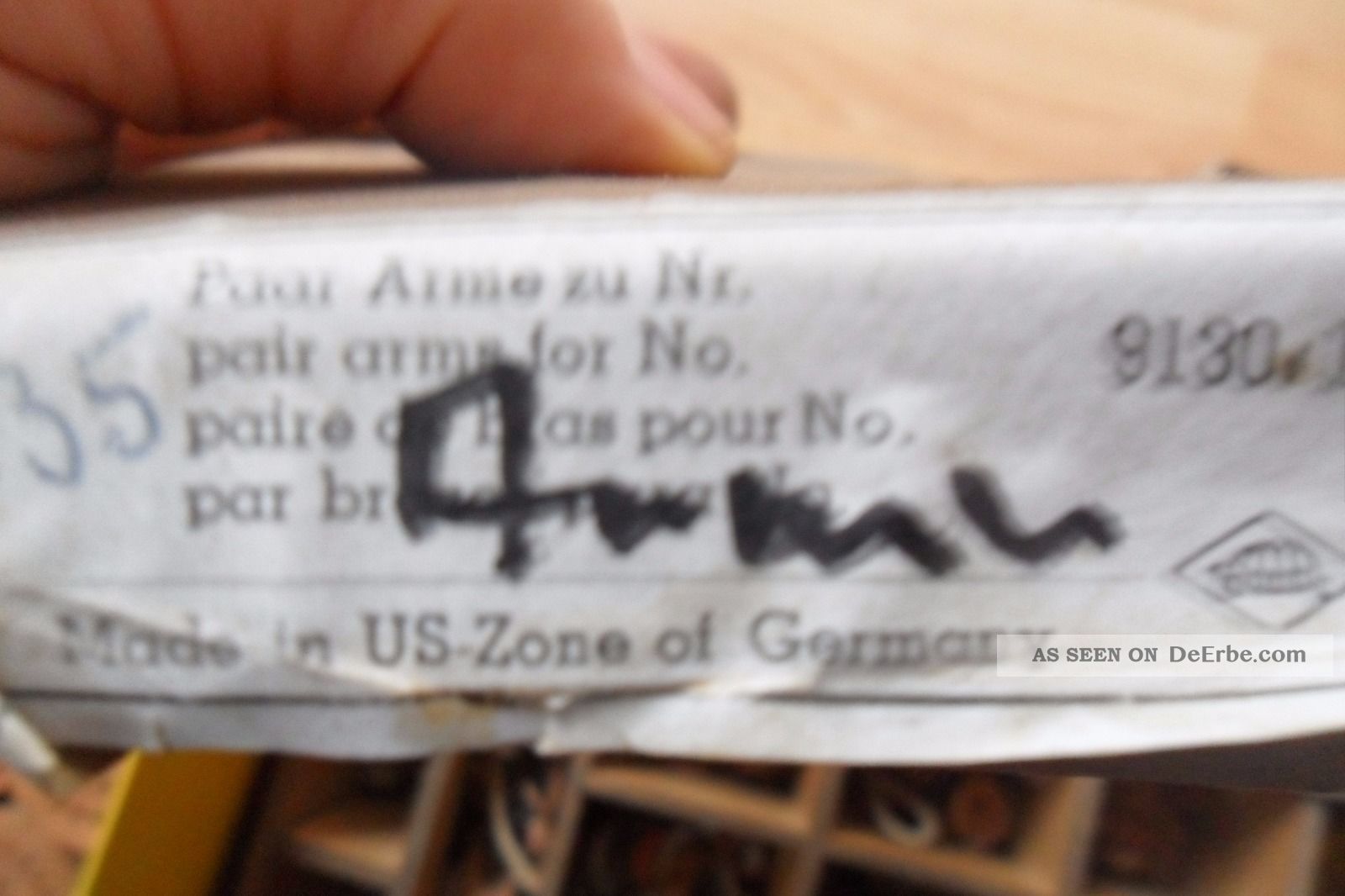 Antikes Puppen Reperaturset Schildkröt Werkzeug Glasaugen Beine Arme