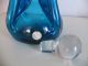 Holmegaard,  Decanter,  Karaffe,  Flasche,  Kastrup Gluckerflasche Blau 30cm Kristall Bild 2