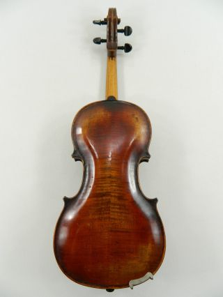 Alte 4/4 Geige / Violine Restored Mit Inschrift: Jakobus Stainer Bild