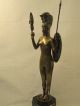 Simon Moselsio - Skulptur - Athena 1919 - Bronze Statue Amerikanisch Bronze Bild 1