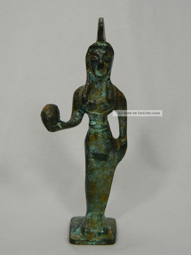 Bronzefigur Ägypten Höhe 16 Cm Antike Replikat Bronze Figur Museumsreplikat Bronze Bild