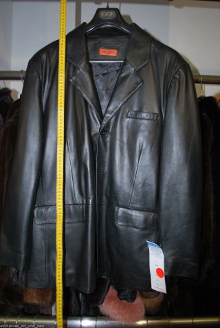 Echt Lederherren Jacke 48 Real Leather Lederjacke Herrenajacke A120712 Bild