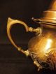 Alte Messing Teekanne Handarbeit Arabische Orientalische Marokkanische? Kanne Gefertigt nach 1945 Bild 8