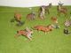Uralt Tiere Hase Reh Ziege Fuchs Vogel Erzgebirge Masse Massefiguren Massetiere Gefertigt vor 1945 Bild 1