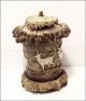 Schnupftabaksdose Aus Geweih,  Horn,  Verschnitzt Um 1900 Oder älter Beinarbeiten Bild 1