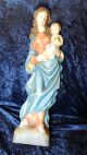 Madonna Mutter Gottes Jesus Christus 60cm Heiligenfigur Geschnitzt Holz Skulptur Skulpturen & Kruzifixe Bild 1