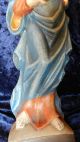 Madonna Mutter Gottes Jesus Christus 60cm Heiligenfigur Geschnitzt Holz Skulptur Skulpturen & Kruzifixe Bild 2