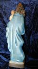 Madonna Mutter Gottes Jesus Christus 60cm Heiligenfigur Geschnitzt Holz Skulptur Skulpturen & Kruzifixe Bild 4