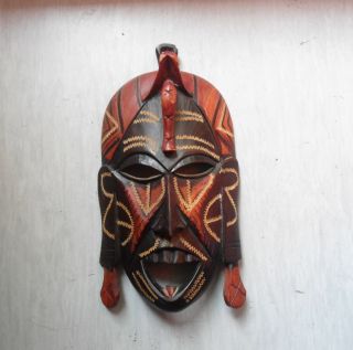 Alte Afrikanische Holzmaske Aus Kenia,  1986 Bild