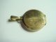 Antikes Art Deco Medaillon Zum Aufklappen Aus Amerikaner Gold Double K&l Punze Schmuck nach Epochen Bild 3