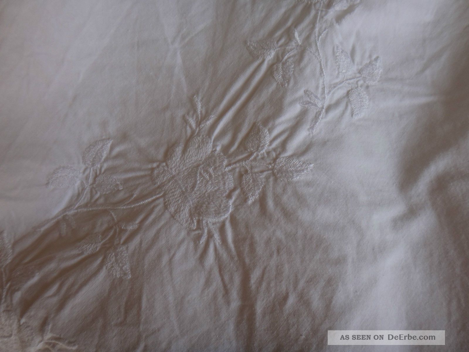 Weiße Tischdecke Mit Stickerei Tischdecken Bild