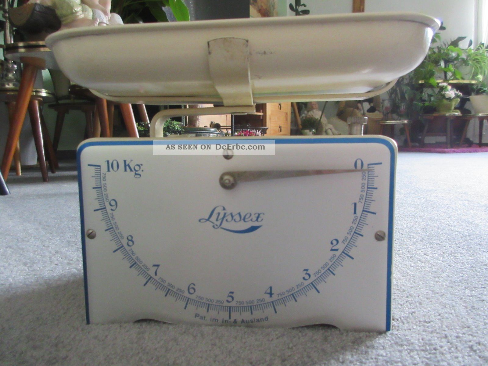 Lyssex Küchenwaage,  10kg - Antik Haushalt Bild