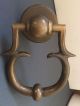 Sehr Alter Bronze/messing Türklopfer - Doornocker - Mit Gegenstück Um Die 1940 Original, vor 1960 gefertigt Bild 6