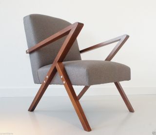 Retro Chair Danish Design Lounge Relax Tv Sessel Mid Century Stuhl 50er 60er 60s Bild