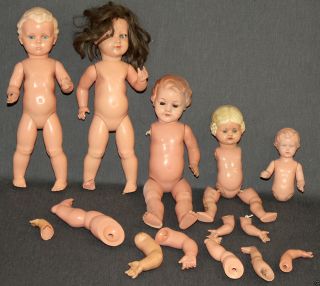 Puppen Ersatzteile Schildkrötpuppen Und Andere Puppe Konvolut - - - (6) Bild