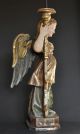 Leuchterengel,  Ca.  1700 - 1730,  Italien,  Alte Fassung,  Barock,  Linde/pappel Skulpturen & Kruzifixe Bild 3
