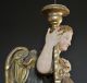 Leuchterengel,  Ca.  1700 - 1730,  Italien,  Alte Fassung,  Barock,  Linde/pappel Skulpturen & Kruzifixe Bild 4