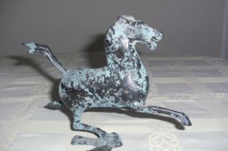 Bronze Pferd Alt Unbekant. Bild