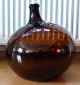 Alte Große Mundgeblasene Bonbonne Flasche Waldglas Abriss Weinballon Um 1840 Sammlerglas Bild 9