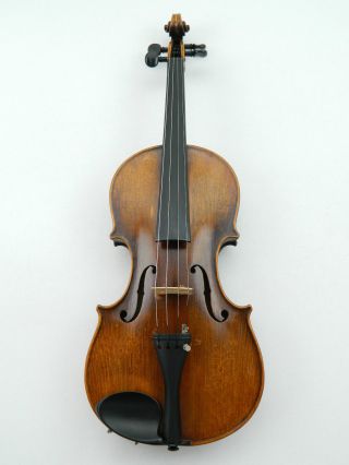 Alte 4/4 Geige / Violine Restored Mit Inschrift: Edmund Paulus Bild
