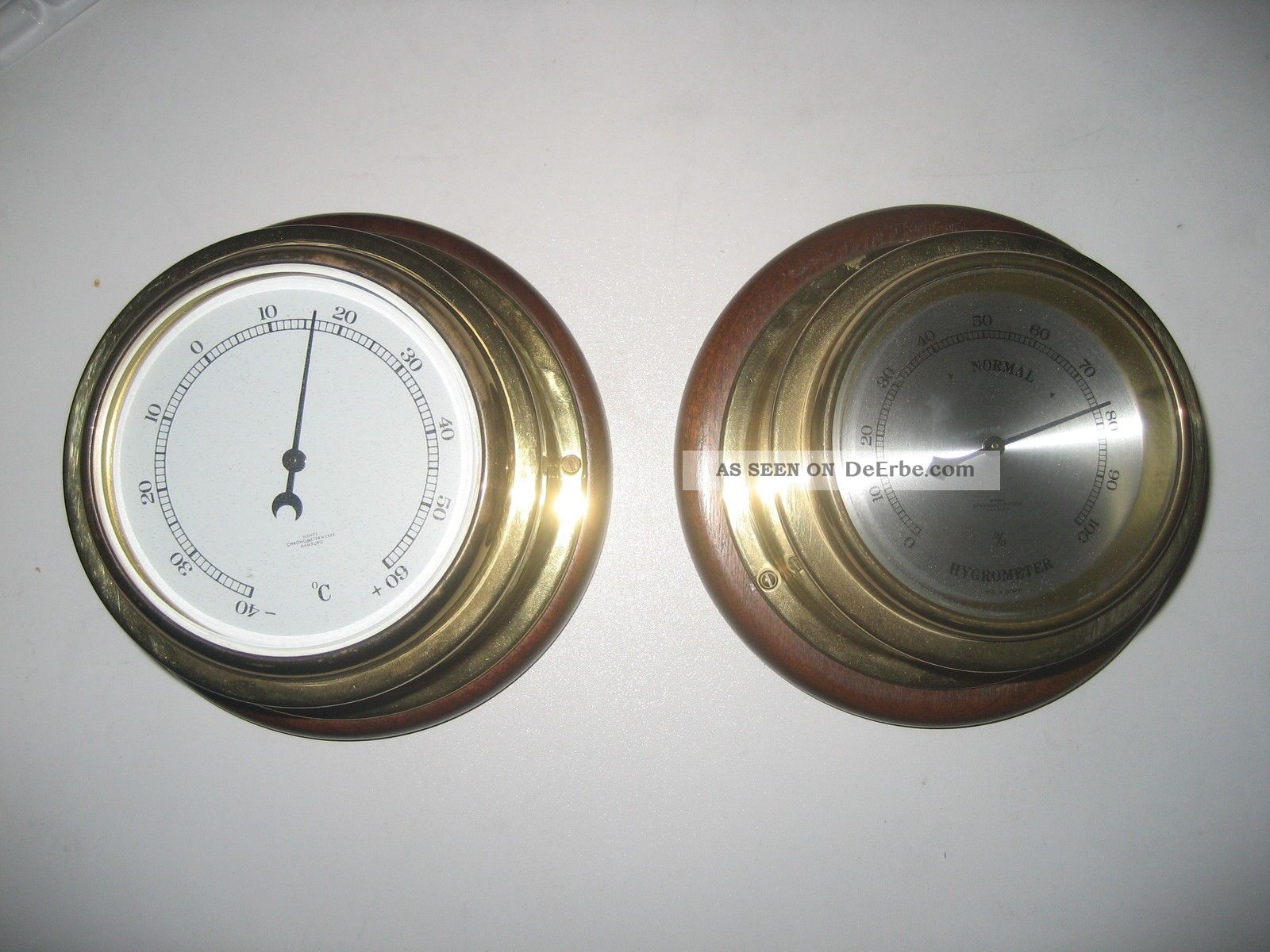 Dekorative Sammlung Glasenuhr, Barometer, Thermometer Und Hygrometer