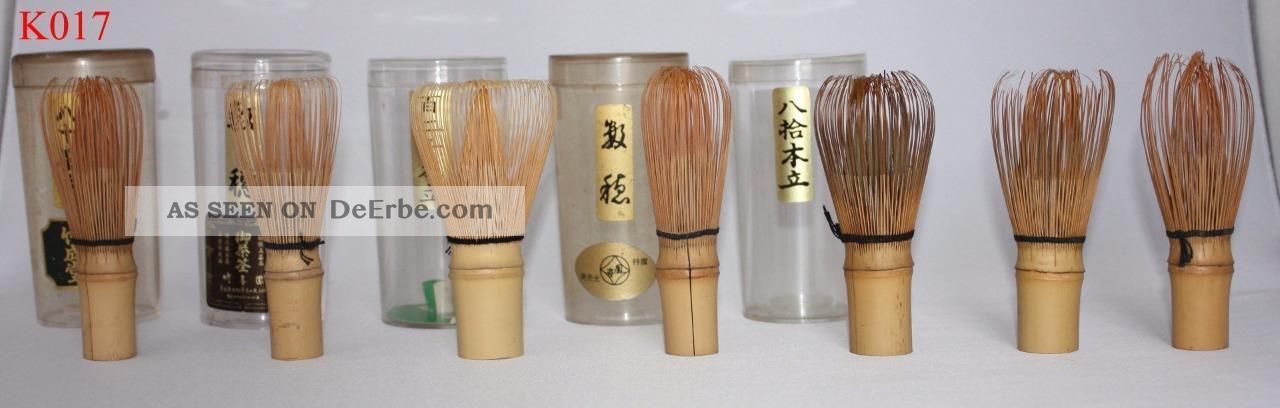 K017 Vintage Matcha Tea Und Zubehör 抹茶 Cha Sen Bamboo Whisk Asiatika: Japan Bild