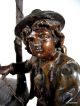 Alte Bronze Skulptur Von A.  Duche´jugendstil Mann Am Brunnen Edel & Wertvoll Bronze Bild 7