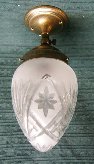 Deckenlampe Satinierter Glas Lampenschirm Bild