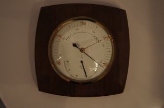 Hydrometer Thermometer Luft 573\1 Optiker Ruhnke Kiel 50er Jahre Holz Bild
