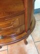 Beistelltisch Tisch Antik Alt Verziert Oval Holz Chippendale Telefontisch Barock Beistelltische Bild 7