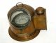 British Lifeboat Compass 1951 Brass Messing & Petroleum - Lampe 6173 Technik & Instrumente Bild 1