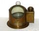 British Lifeboat Compass 1951 Brass Messing & Petroleum - Lampe 6173 Technik & Instrumente Bild 2
