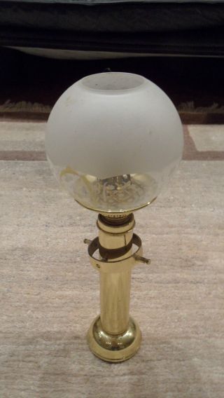 Messing - Petroleumlampe Marke.  G.  V.  Harnisch Eftf Bild