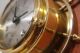 Antike Glasenuhr Der Marke Wempe Mit Messing - Steuerrad / Chronometerwerk Hamburg Technik & Instrumente Bild 9