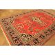 Schöner Alter Handgeknüpfter Vintage Us Sarouq Kaschmir Orientteppich 210x300cm Teppiche & Flachgewebe Bild 1