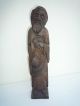 Antike Holzskulptur Heiligenfigur,  Moses ?,  Jesus ?,  Holz Skulptur Holzarbeiten Bild 1