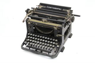 Continental Lrs 1090 Schreibmaschine Um 1930 Guseisen Typewriter Nr 985613 Bild