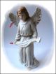 Alte Krippenfigur Engel Bisquit Porzellan Weihnachtsengel Angel Nativity Scene Krippen & Krippenfiguren Bild 2