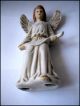 Alte Krippenfigur Engel Bisquit Porzellan Weihnachtsengel Angel Nativity Scene Krippen & Krippenfiguren Bild 4