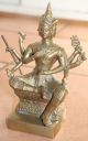 Shiva Buddha Figur Göttin Tara Kali Ushnishav Vijaya,  Messing,  Knapp 1 Kg Entstehungszeit nach 1945 Bild 1