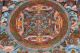 Signiert Handgemaltes Tibetischen Chinesischen Thangka Buddha Gold - Malere A13 Antike Bild 3