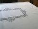 Schöne Große Weiße Leinen Tischdecke Mit Durchbrucharbeit 60er Jahre 185 X 92 Cm Tischdecken Bild 4