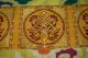 Altardecke Endlosknoten Brokat Klangschalen Ghanta Puja Nr.  5 Tibet Indien Nepal Entstehungszeit nach 1945 Bild 2