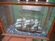 Altes Schiffsmodell Im Glaskasten Bertha Maritim Segelschiff 3 Master Maritime Dekoration Bild 1