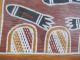Aboriginal Dot Point Painting Bark Rinde Arnhemland 1972/83 Dachbodenfund 82cm Internationale Antiq. & Kunst Bild 9